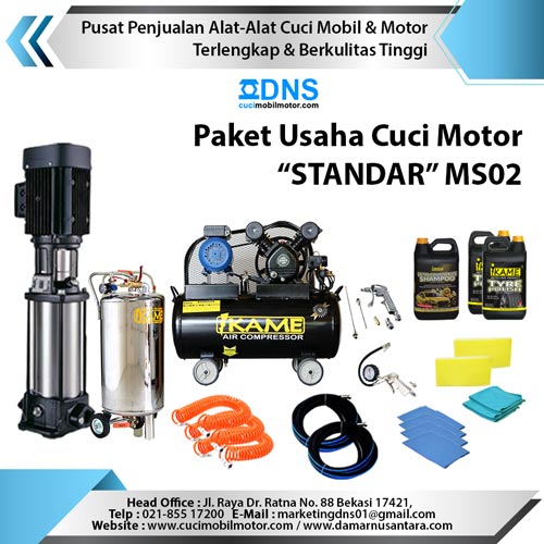 Paket Usaha Cuci Motor “STANDAR” MS02